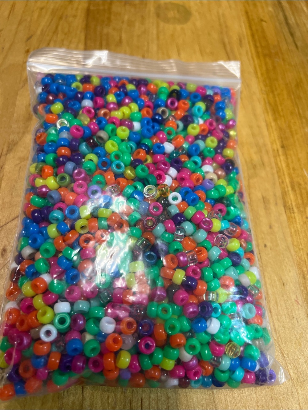 Multicolor Small Pony Bead Assorted Bright Colors